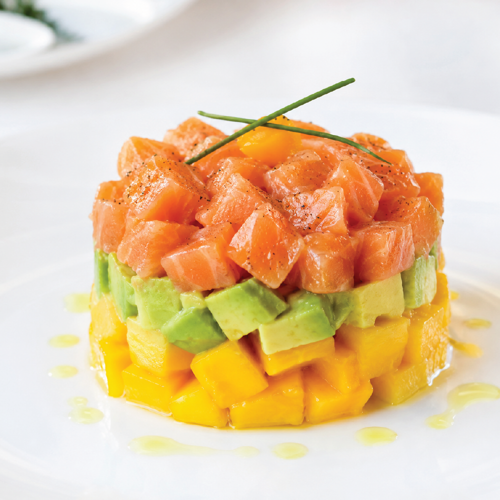Tartar de salmón