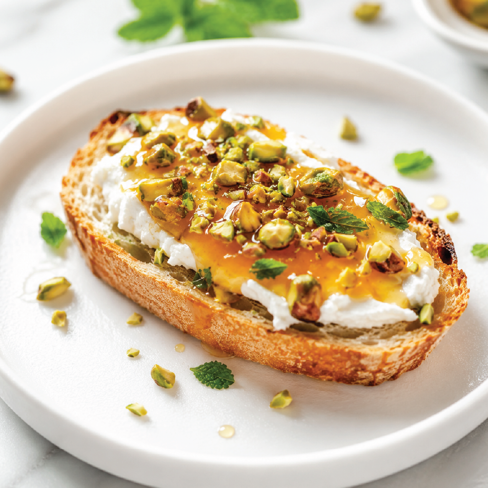 Crostini de queso