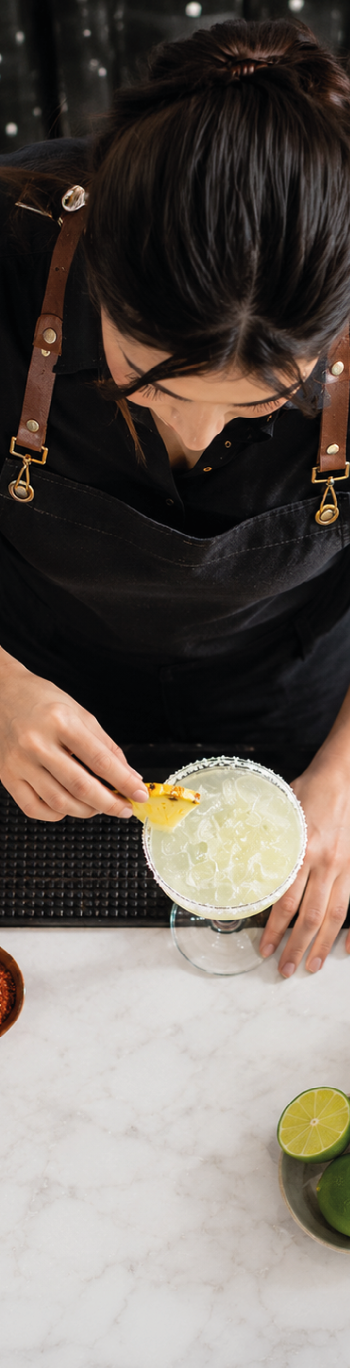 Preparación de cocteles